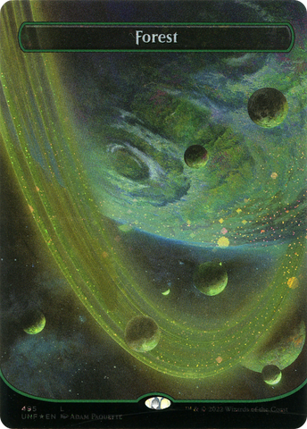 {B}[UNF 244] Forest (Orbital Space-ic Land) (Galaxy Foil) (244) [Unfinity]