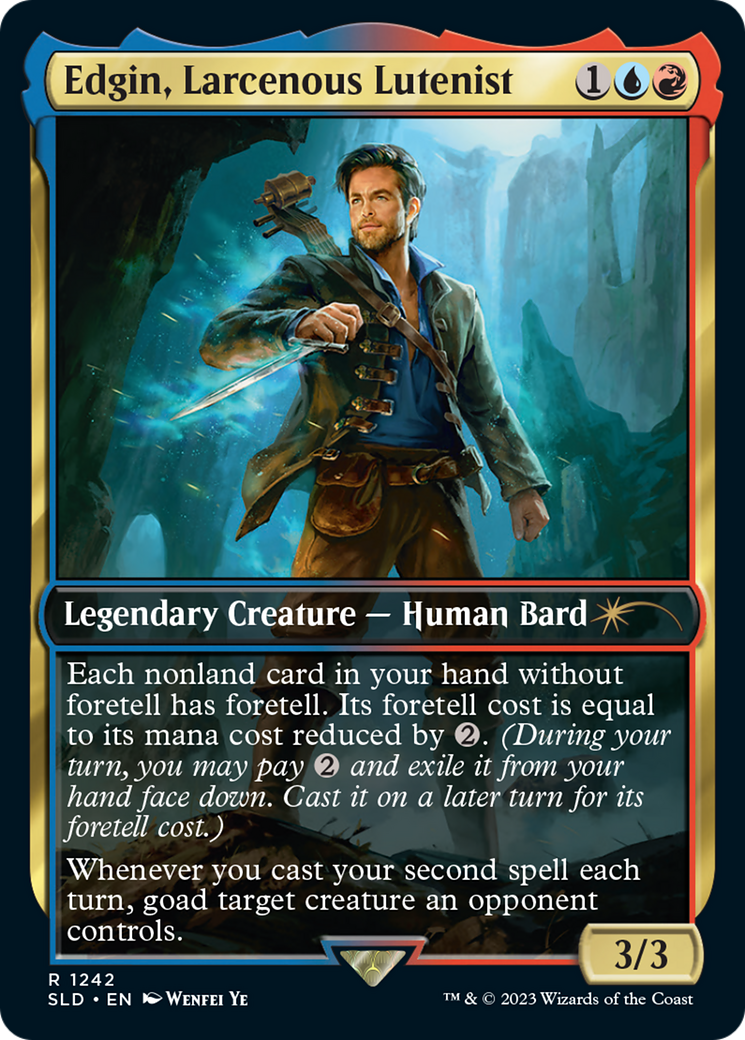 {R} Edgin, Larcenous Lutenist [Secret Lair Drop Series][SLD 1242]