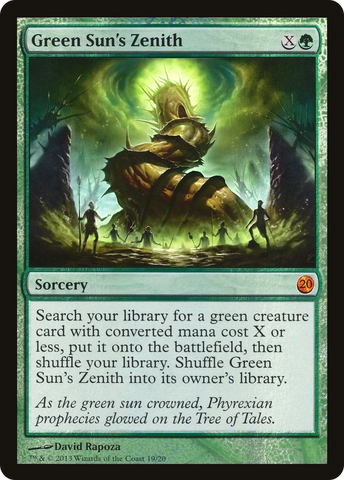 {R} Green Sun's Zenith [From the Vault: Twenty][V13 019]
