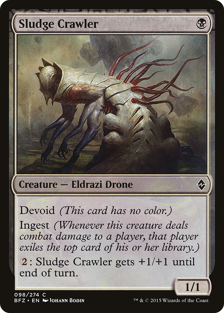 {C} Sludge Crawler [Battle for Zendikar][BFZ 098] - Misty Mountain Games