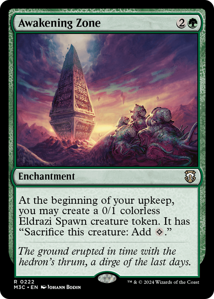 {R} Awakening Zone (Ripple Foil) [Modern Horizons 3 Commander][RPF M3C 222]