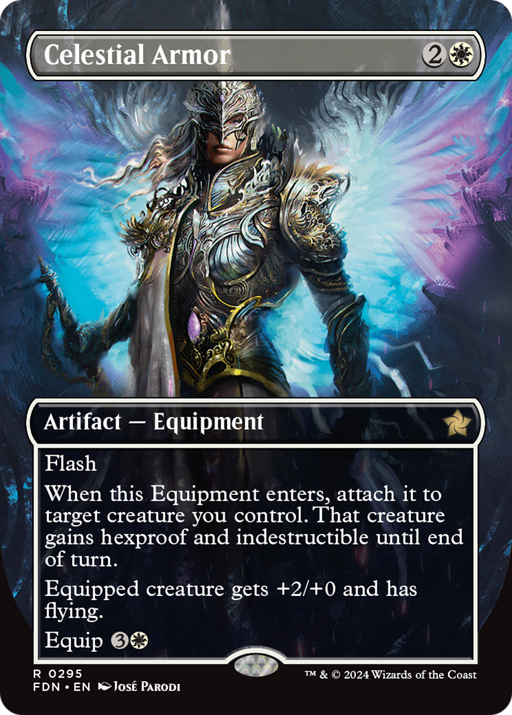 {@R} Celestial Armor (Borderless) [Foundations][FDN 295]