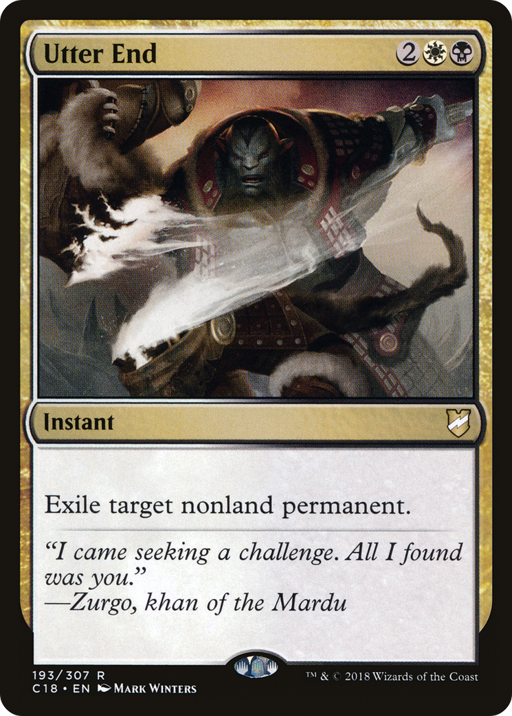 {R} Utter End [Commander 2018][C18 193] - Misty Mountain Games