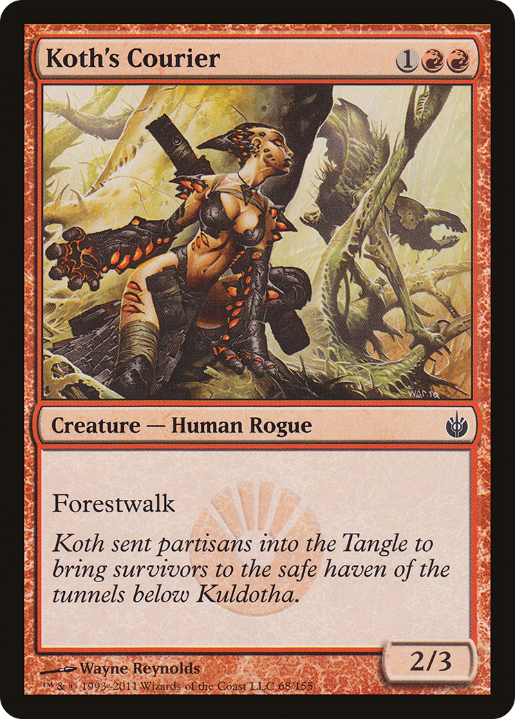 {C} Koth's Courier [Mirrodin Besieged][MBS 068]