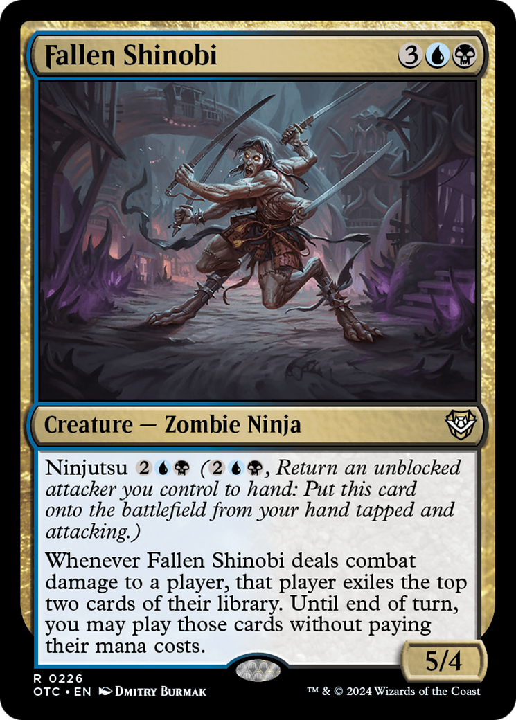 {R} Fallen Shinobi [Outlaws of Thunder Junction Commander][OTC 226]