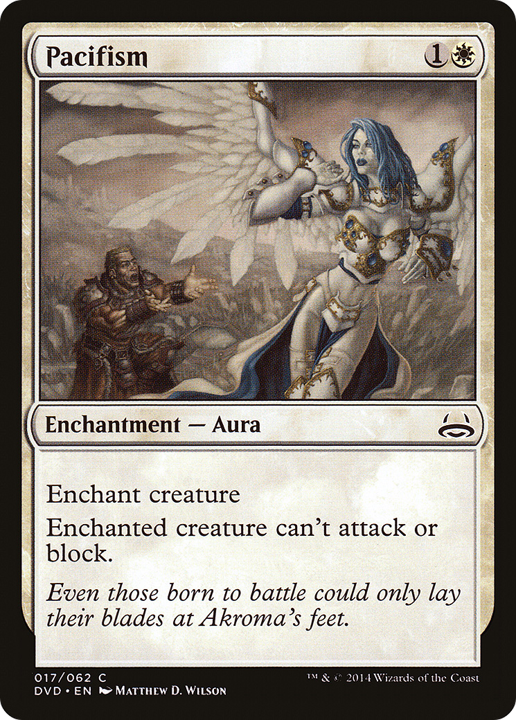 {C} Pacifism (Divine vs. Demonic) [Duel Decks Anthology][DVD 017]
