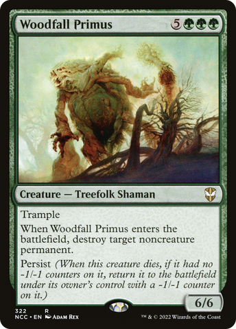 {R} Woodfall Primus [Streets of New Capenna Commander][NCC 322]