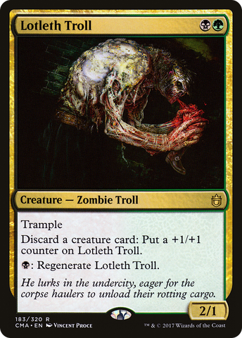 {R} Lotleth Troll [Commander Anthology][CMA 183]