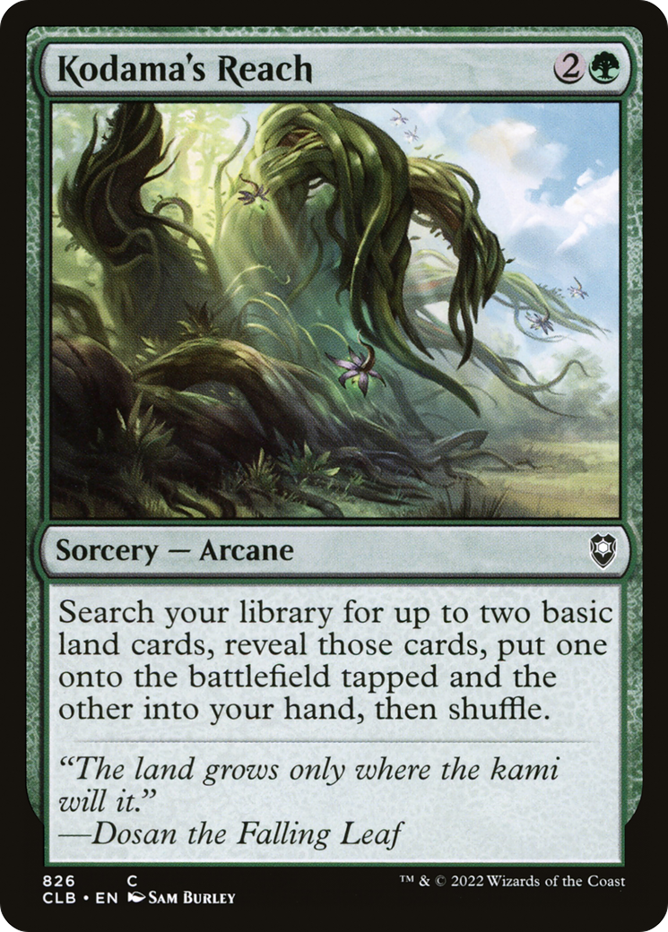 {C} Kodama's Reach [Commander Legends: Battle for Baldur's Gate][CLB 826]