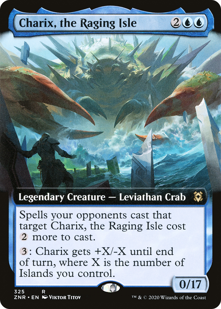 {R} Charix, the Raging Isle (Extended Art) [Zendikar Rising][ZNR 325]