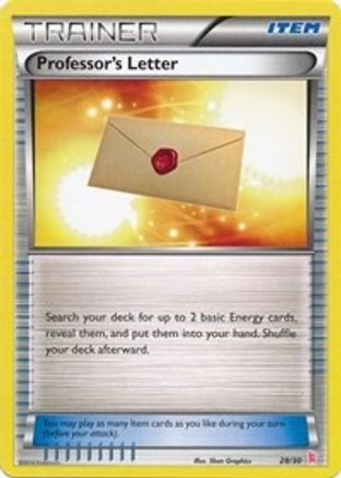 [PKM] Professor's Letter (28/30) [XY: Trainer Kit - Sylveon]