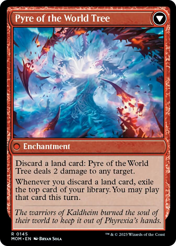{R} Invasion of Kaldheim // Pyre of the World Tree [March of the Machine][MOM 145]