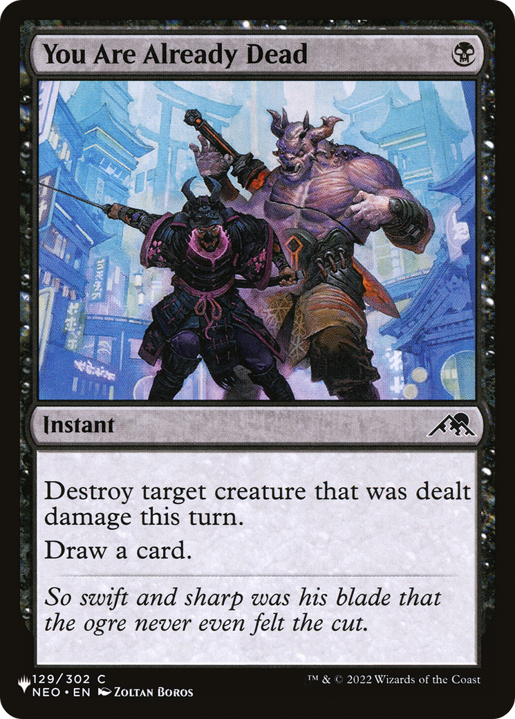 You Are Already Dead [LIST 129/302]