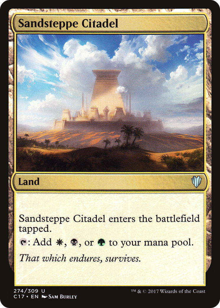 {C} Sandsteppe Citadel [Commander 2017][C17 274]