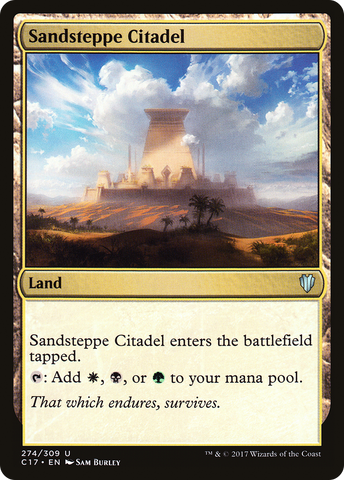 {C} Sandsteppe Citadel [Commander 2017][C17 274]