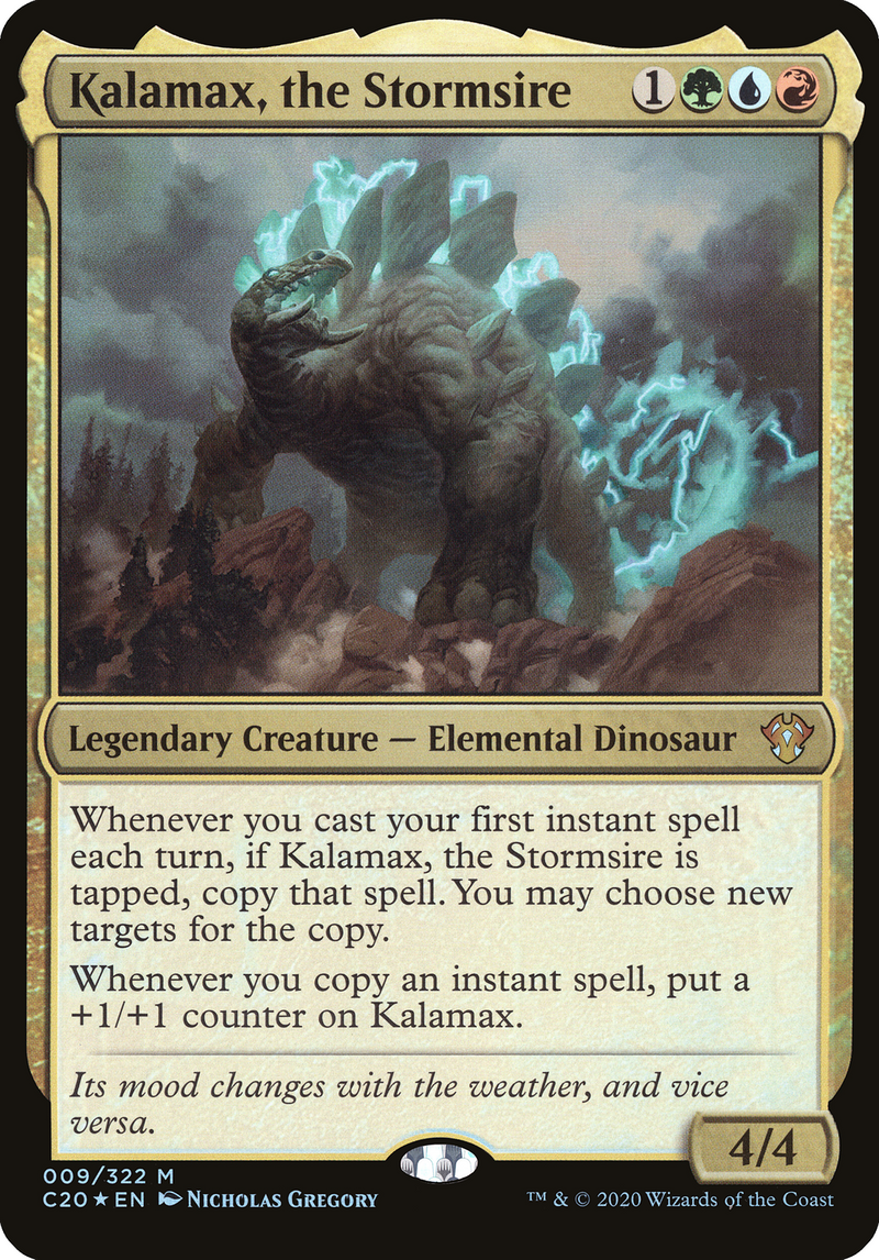 {O} Kalamax, the Stormsire (Oversized) [Commander 2020 Oversized][OVR C20 009]