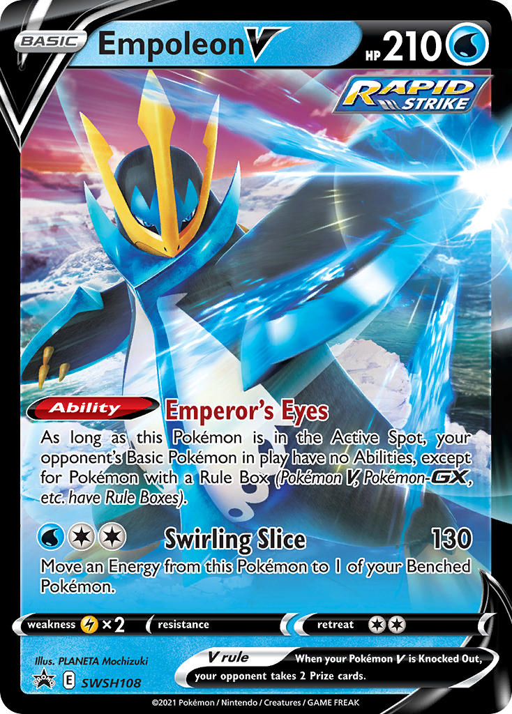 [PKM-R] Empoleon V (SWSH108) [Sword & Shield: Black Star Promos]
