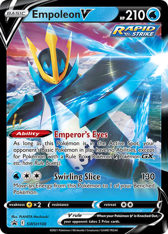 [PKM-R] Empoleon V (SWSH108) [Sword & Shield: Black Star Promos]