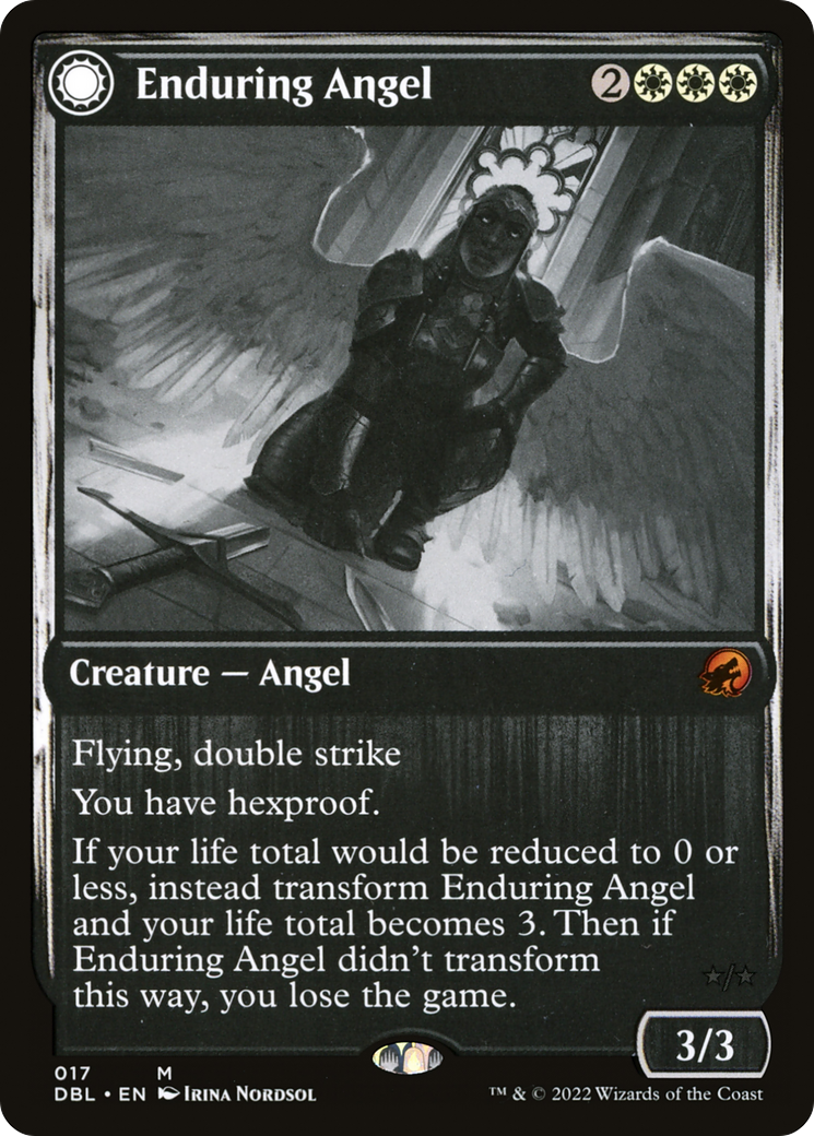 {R} Enduring Angel // Angelic Enforcer [Innistrad: Double Feature][DBL 017]