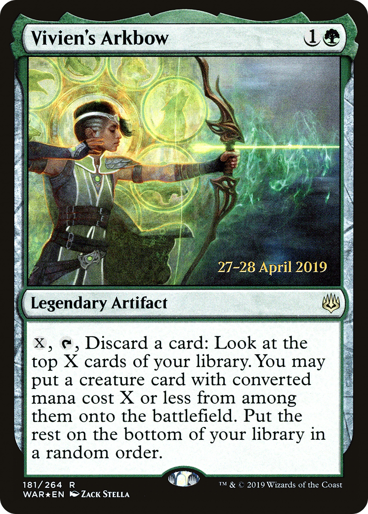{R} Vivien's Arkbow [War of the Spark Prerelease Promos][PR WAR 181]