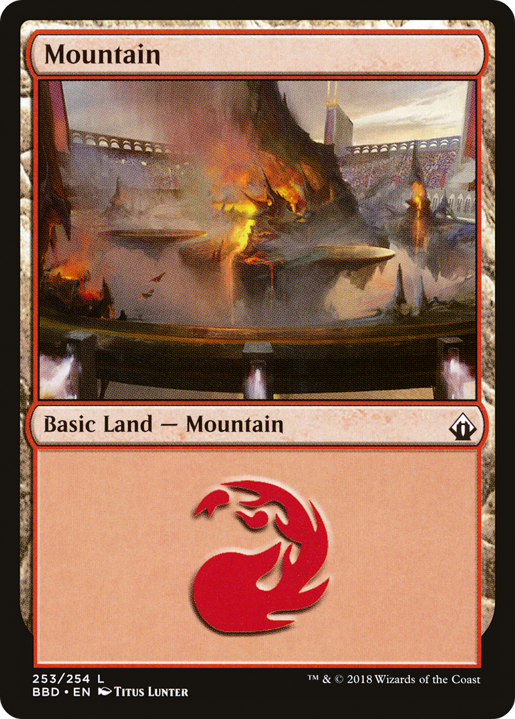 {B}[BBD 253] Mountain (253) [Battlebond]