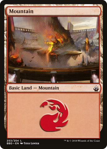 {B}[BBD 253] Mountain (253) [Battlebond]