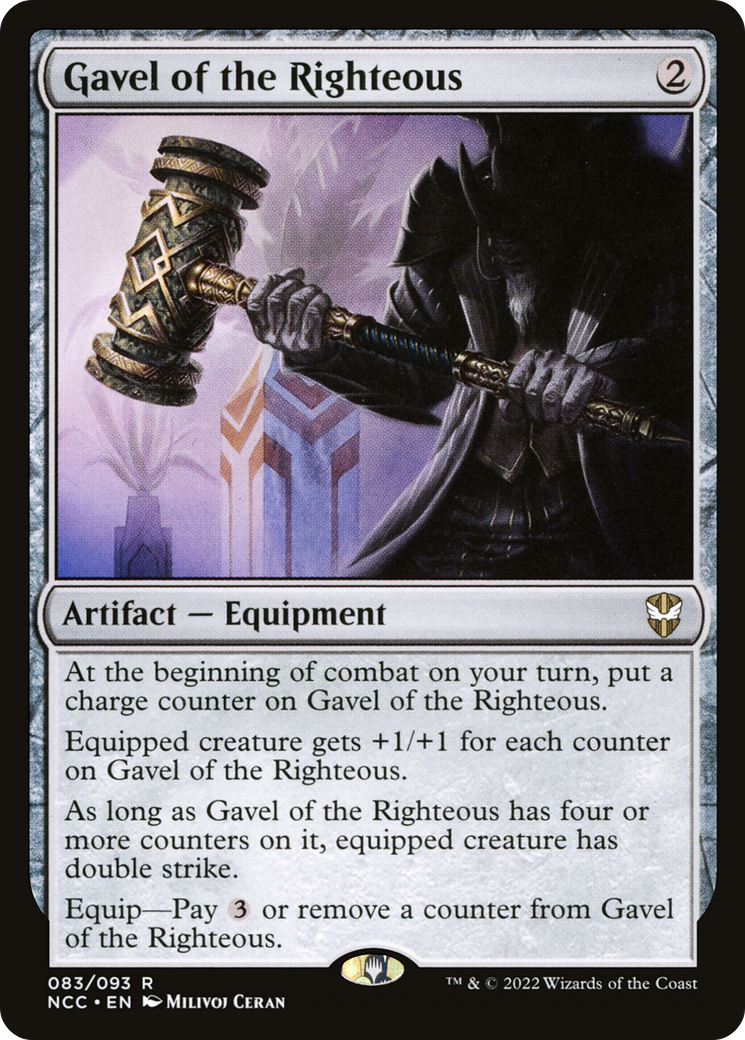 {R} Gavel of the Righteous [Streets of New Capenna Commander][NCC 083]