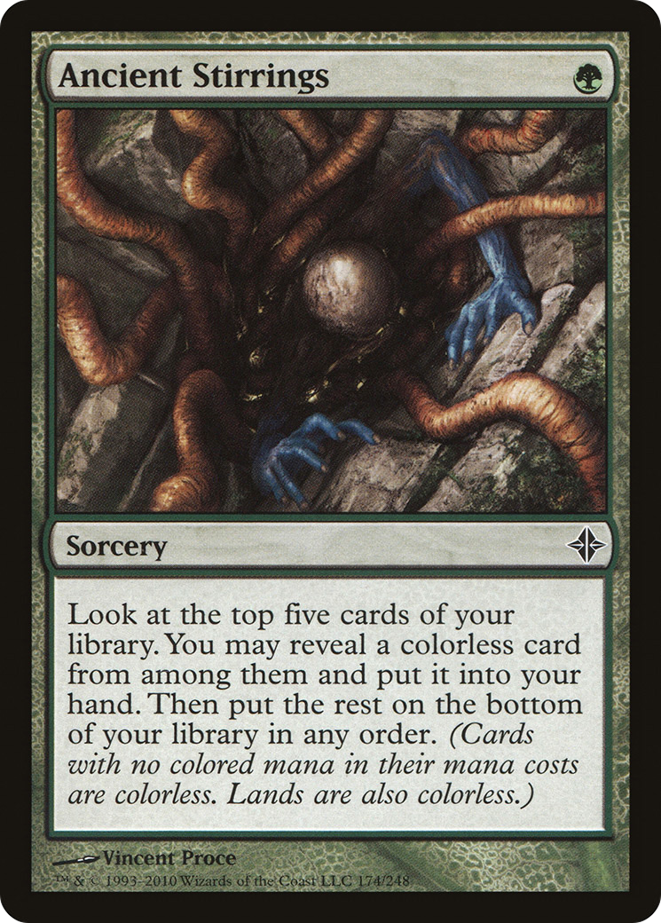 {C} Ancient Stirrings [Rise of the Eldrazi][ROE 174]