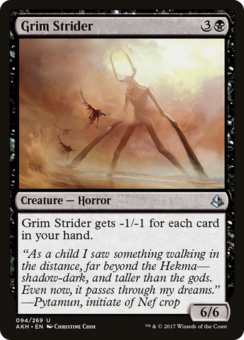 {C} Grim Strider [Amonkhet][AKH 094]