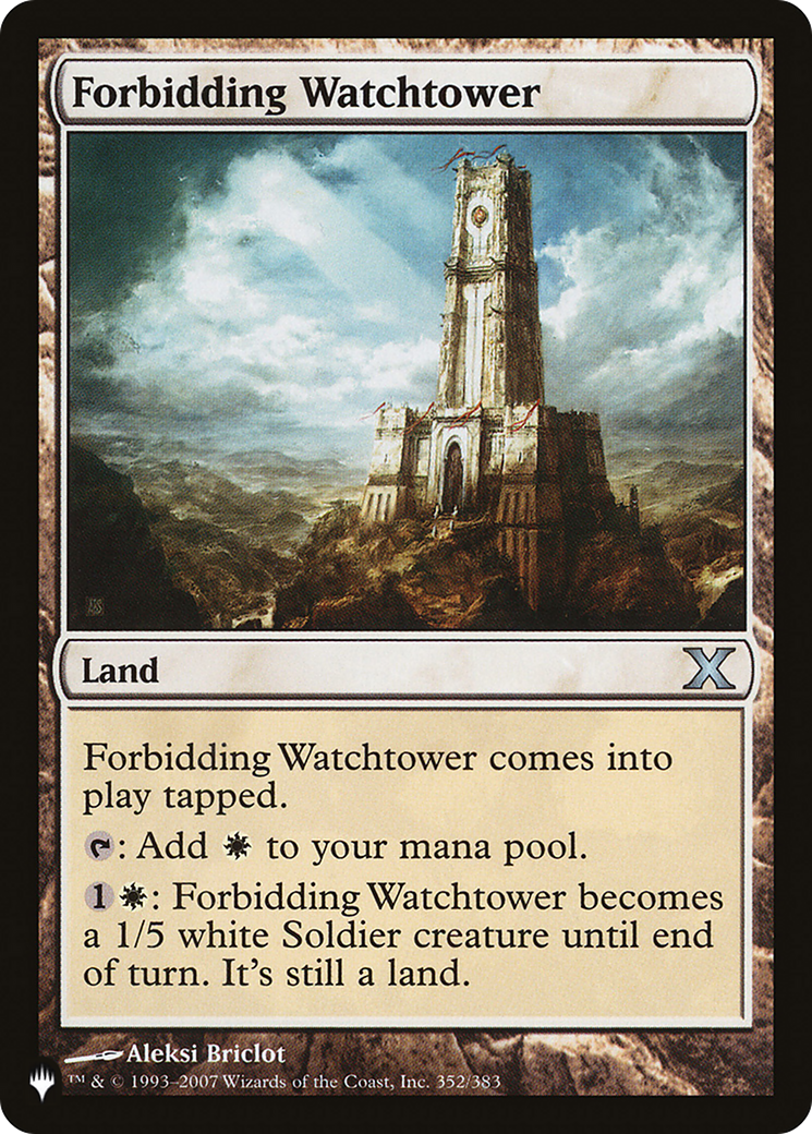 Forbidding Watchtower [LIST 10E-352]