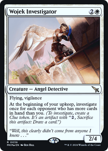 {R} Wojek Investigator [Murders at Karlov Manor Prerelease Promos][PR MKM 036]