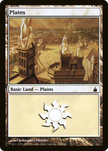 {B}[RAV 288] Plains (288) [Ravnica: City of Guilds]