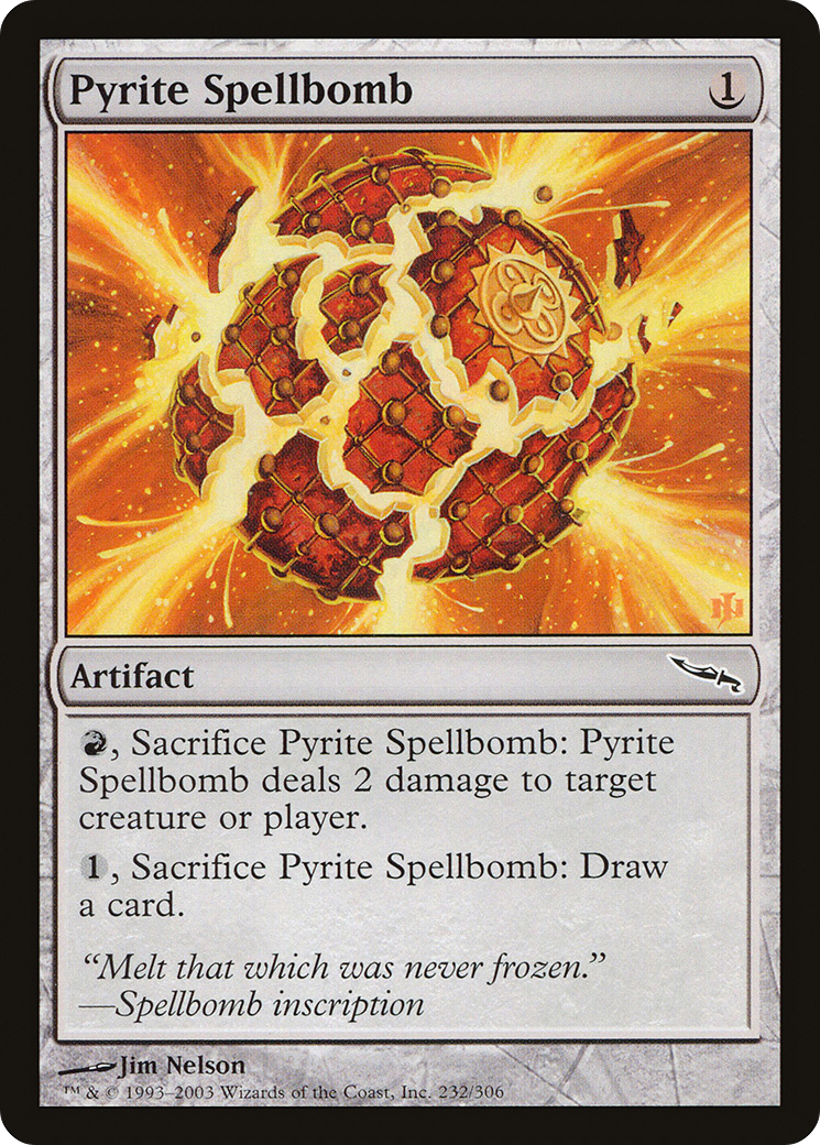 {C} Pyrite Spellbomb [Mirrodin][MRD 232]