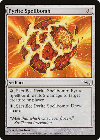 {C} Pyrite Spellbomb [Mirrodin][MRD 232]
