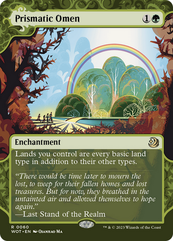 {R} Prismatic Omen [Wilds of Eldraine: Enchanting Tales][WOT 060]