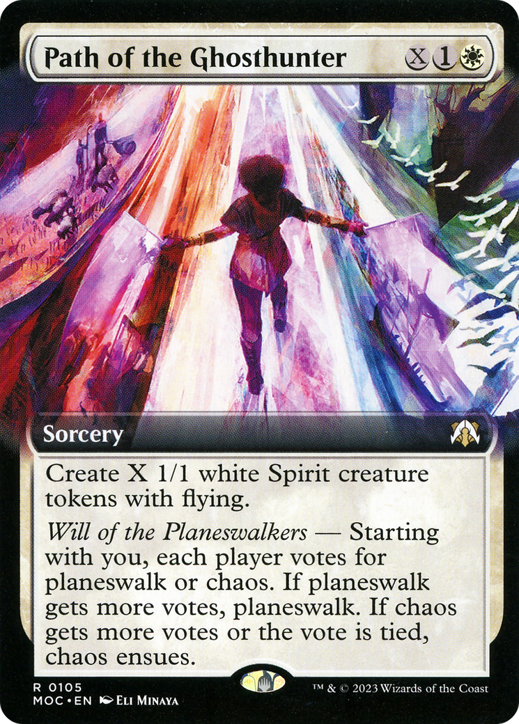 {R} Path of the Ghosthunter (Extended Art) [March of the Machine Commander][MOC 105]