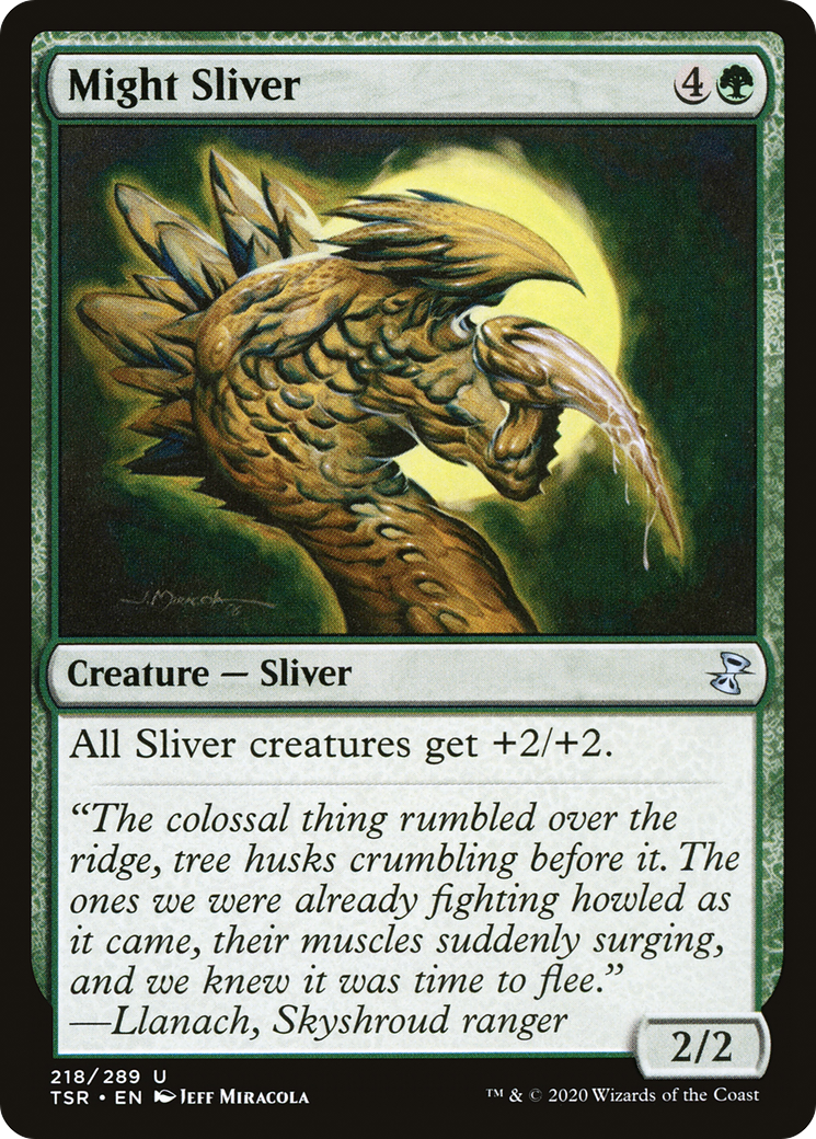 {C} Might Sliver [Time Spiral Remastered][TSR 218]
