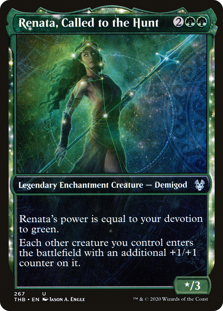 {C} Renata, Called to the Hunt (Showcase) [Theros Beyond Death][THB 267]