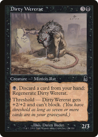 {C} Dirty Wererat [Odyssey][ODY 130]