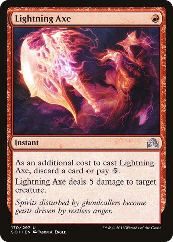 {C} Lightning Axe [Shadows over Innistrad][SOI 170]