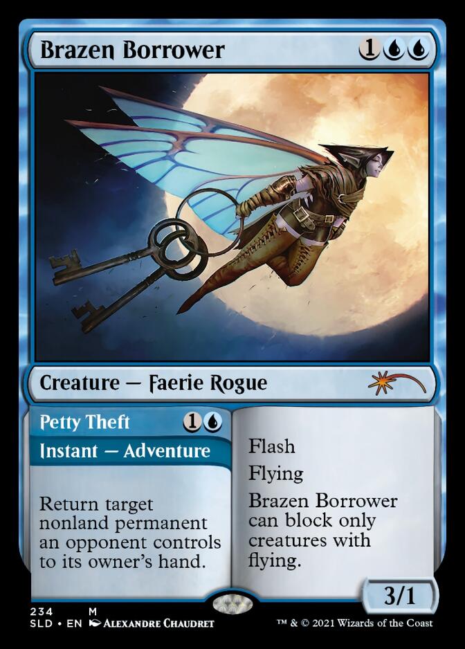 {R} Brazen Borrower // Petty Theft [Secret Lair Drop Series][SLD 234]
