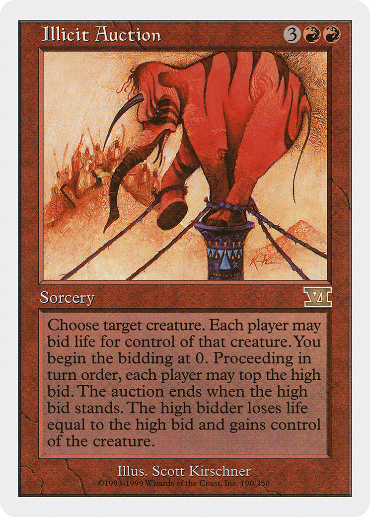 {R} Illicit Auction [Classic Sixth Edition][6ED 190] - Misty Mountain Games