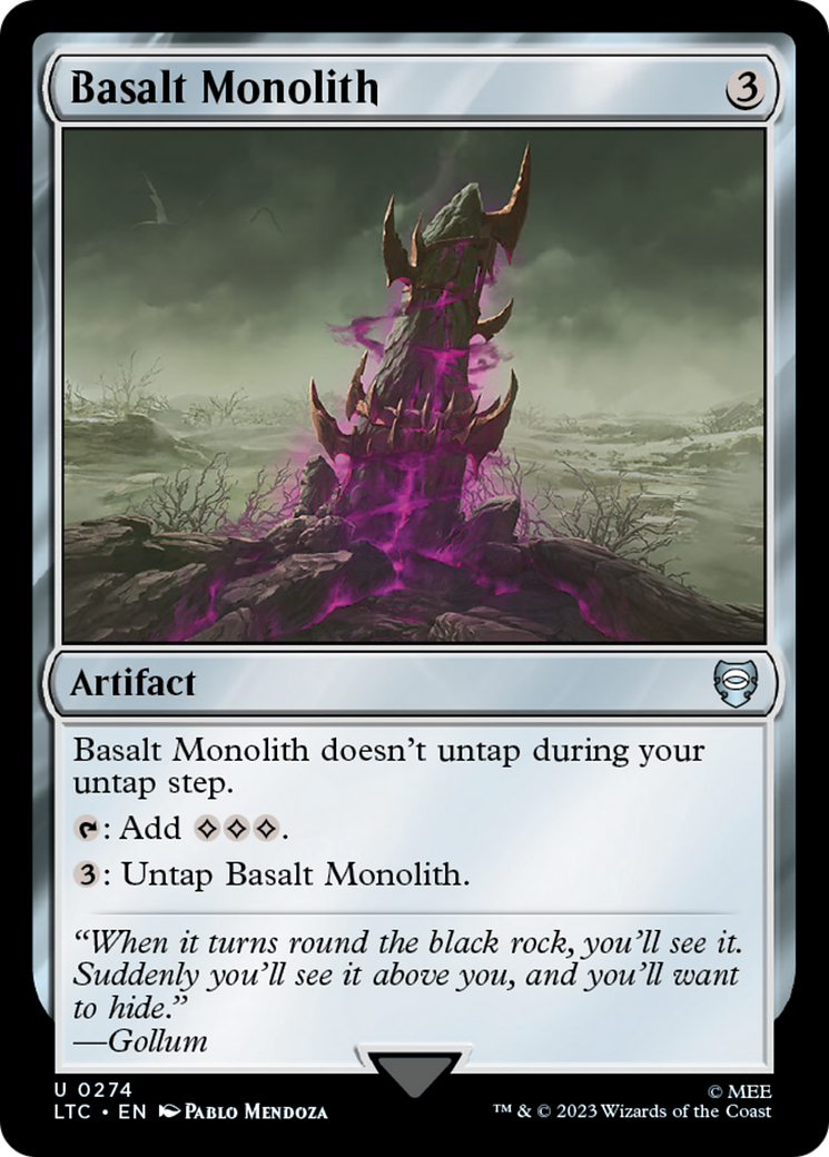 {C} Basalt Monolith [The Lord of the Rings: Tales of Middle-Earth Commander][LTC 274]