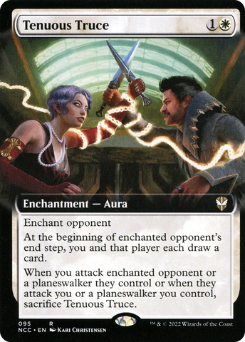 {R} Tenuous Truce (Extended Art) [Streets of New Capenna Commander][NCC 095]