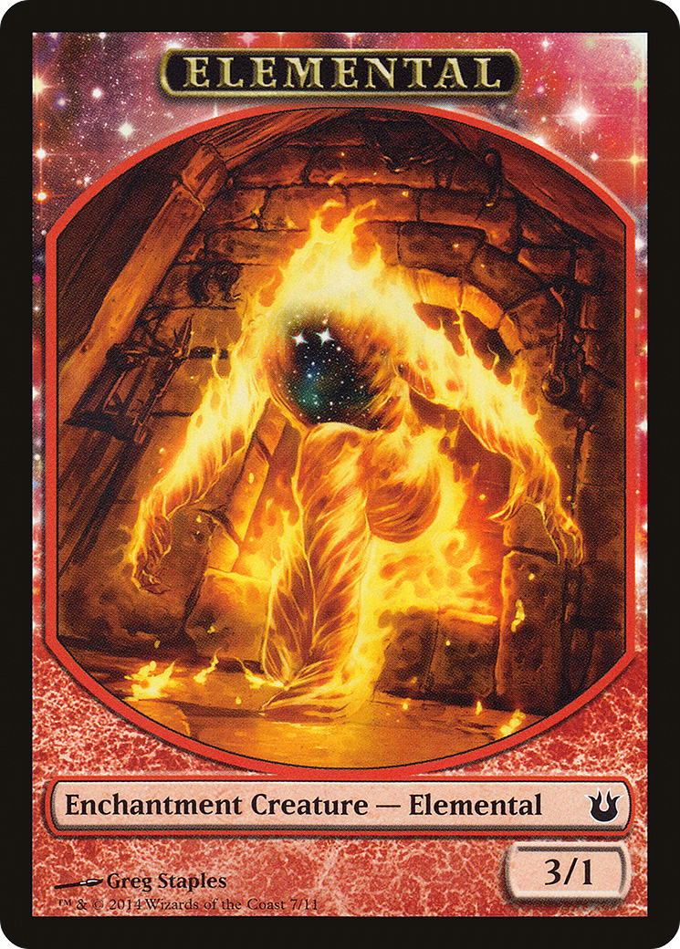 {T} Elemental Token [Born of the Gods Tokens][TBNG 007]