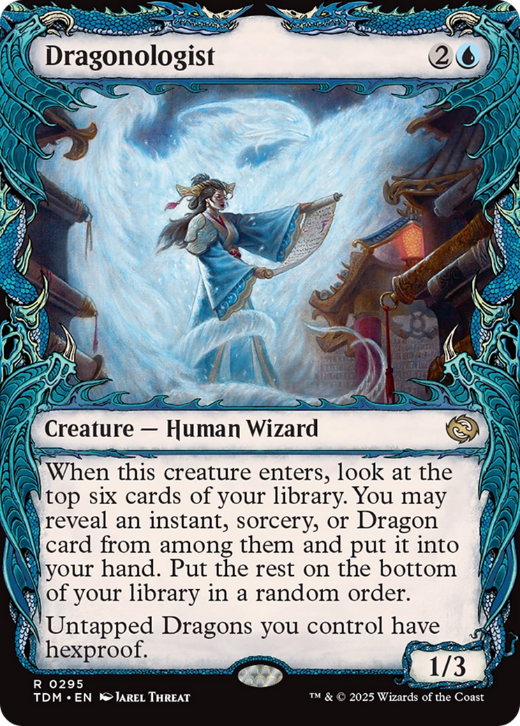 {@R} Dragonologist (Showcase) [Tarkir: Dragonstorm][TDM 295]