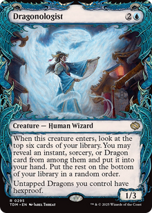 {@R} Dragonologist (Showcase) [Tarkir: Dragonstorm][TDM 295]