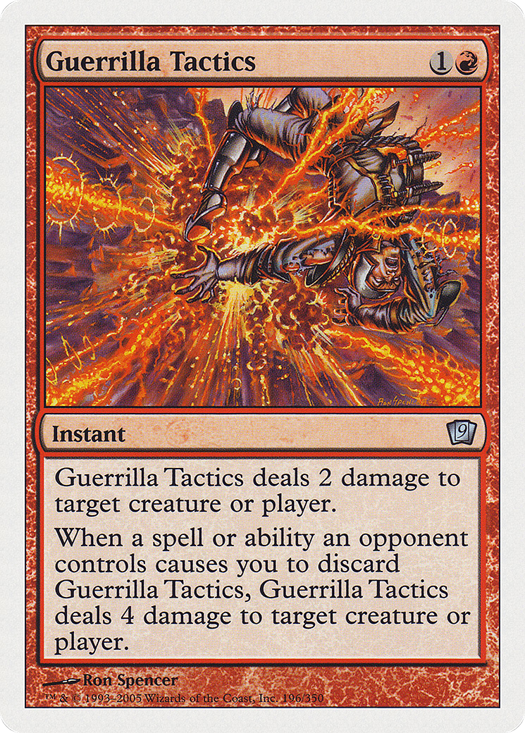 {C} Guerrilla Tactics [Ninth Edition][9ED 196]