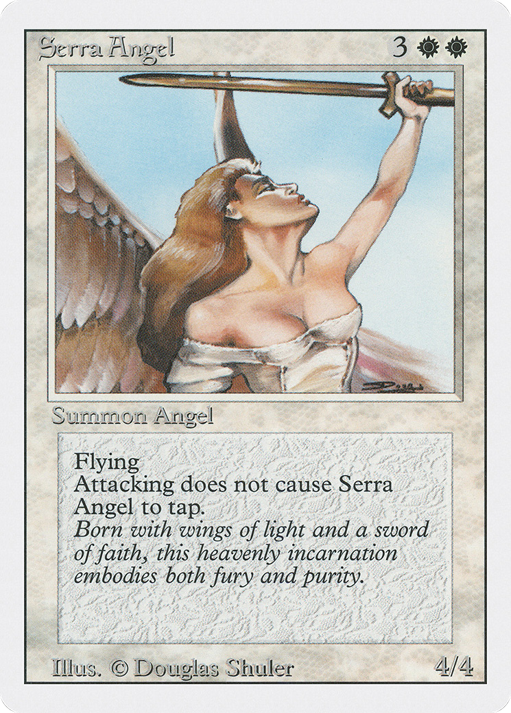 {C} Serra Angel [Revised Edition][3ED 040] - Misty Mountain Games
