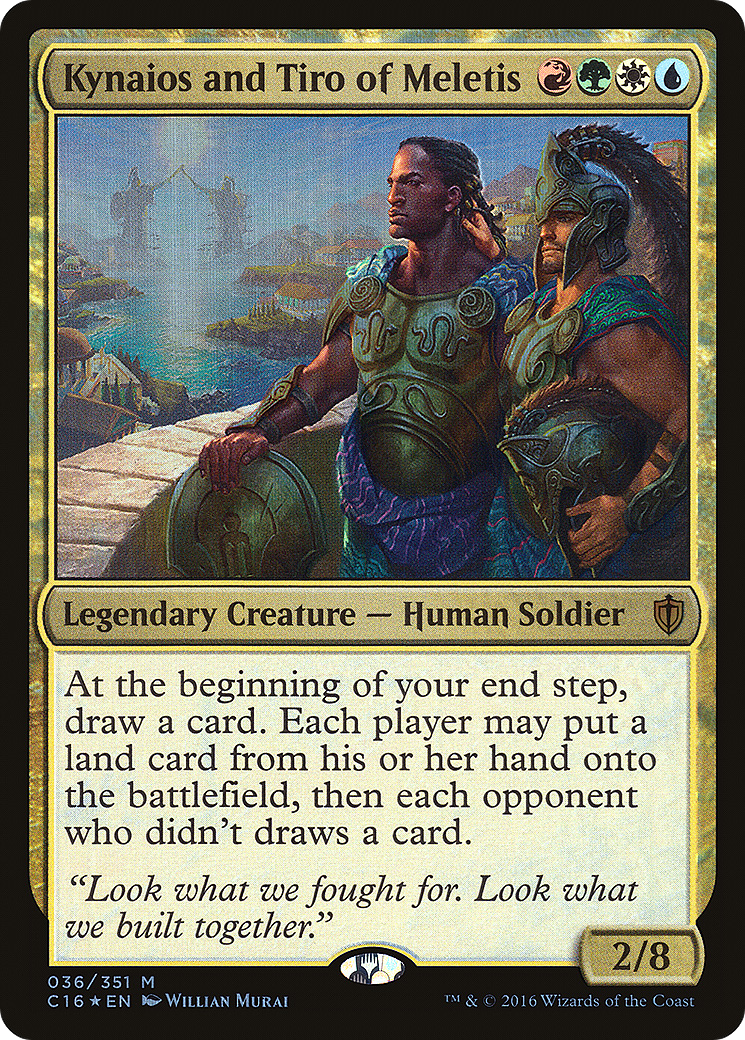 {R} Kynaios and Tiro of Meletis [Commander 2016][C16 036]